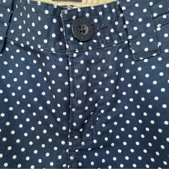 •Gap Kids• NWT Navy Blue Polka Dot Bermuda Shorts - Size 7 - Picture 4 of 9